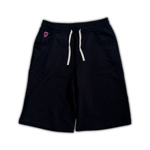 Load image into Gallery viewer, &#39;Lotus&#39; Black Sweatshortz
