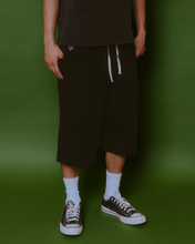 Load image into Gallery viewer, &#39;Lotus&#39; Black Sweatshortz
